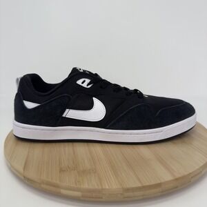 Nike SB Alleyoop Shoes Mens Size 11 Black White Skateboarding Suede CJ0882-003
